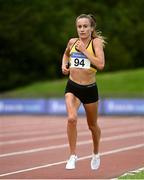 22 August 2020; Michelle Finn of Leevale AC, Cork, competing in the Women's 5000m during Day One of the Irish Life Health National Senior and U23 Athletics Championships at Morton Stadium in Santry, Dublin. Photo by Sam Barnes/Sportsfile