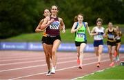 22 August 2020; Claire Fagan of Mullingar Harriers AC, Westmeath, competing in the Women's 5000m during Day One of the Irish Life Health National Senior and U23 Athletics Championships at Morton Stadium in Santry, Dublin. Photo by Sam Barnes/Sportsfile