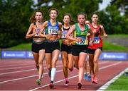 22 August 2020; A general view of the field during the Junior Women's 5000m during Day One of the Irish Life Health National Senior and U23 Athletics Championships at Morton Stadium in Santry, Dublin. Photo by Sam Barnes/Sportsfile