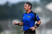 15 August 2020; Referee David Sweeney during the Dublin County Senior 2 Football Championship Group 2 Round 3 match between Cuala and Parnells at Hyde Park in Dublin. Photo by Piaras Ó Mídheach/Sportsfile