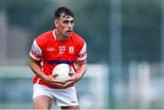 15 August 2020; Mark Treacy of Cuala during the Dublin County Senior 2 Football Championship Group 2 Round 3 match between Cuala and Parnells at Hyde Park in Dublin. Photo by Piaras Ó Mídheach/Sportsfile