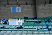 24 July 2020; The Na Piarsaigh changing area in the stand during the Limerick County Senior Hurling Championship Round 1 match between Kilmallock and Na Piarsaigh at LIT Gaelic Grounds in Limerick. GAA matches continue to take place in front of a limited number of people in an effort to contain the spread of the coronavirus (Covid-19) pandemic. Photo by Piaras Ó Mídheach/Sportsfile