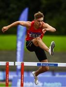 22 August 2020; Cathal Locke of Dooneen AC, Limerick, competing in the Men's 400m Hurdles during Day One of the Irish Life Health National Senior and U23 Athletics Championships at Morton Stadium in Santry, Dublin. Photo by Sam Barnes/Sportsfile