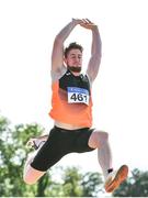 22 August 2020; Darragh Miniter of Nenagh Olympic AC, Tipperary, competing in the Men's Long Jump during Day One of the Irish Life Health National Senior and U23 Athletics Championships at Morton Stadium in Santry, Dublin. Photo by Sam Barnes/Sportsfile