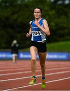 22 August 2020; Ruth Heery of Waterford AC, competing in the Women's 5000m during Day One of the Irish Life Health National Senior and U23 Athletics Championships at Morton Stadium in Santry, Dublin. Photo by Sam Barnes/Sportsfile