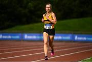 22 August 2020; Niamh Moore of Leevale AC, Cork, competing in the Women's 5000m during Day One of the Irish Life Health National Senior and U23 Athletics Championships at Morton Stadium in Santry, Dublin. Photo by Sam Barnes/Sportsfile