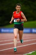 22 August 2020; Sorcha McAlister of Westport AC, Mayo, competing in the Women's 5000m during Day One of the Irish Life Health National Senior and U23 Athletics Championships at Morton Stadium in Santry, Dublin. Photo by Sam Barnes/Sportsfile