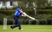 27 August 2020; William Porterfield of North West Warriors hits a six during the 2020 Test Triangle Inter-Provincial Series match between Leinster Lightning and North West Warriors at Pembroke Cricket Club in Dublin. Photo by Matt Browne/Sportsfile