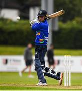27 August 2020; Ross Allen of North West Warriors plays a shot during the 2020 Test Triangle Inter-Provincial Series match between Leinster Lightning and North West Warriors at Pembroke Cricket Club in Dublin. Photo by Matt Browne/Sportsfile