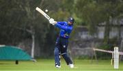 27 August 2020; Stuart Thompson of North West Warriors plays a shot during the 2020 Test Triangle Inter-Provincial Series match between Leinster Lightning and North West Warriors at Pembroke Cricket Club in Dublin. Photo by Matt Browne/Sportsfile