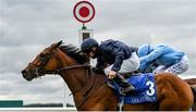 28 August 2020; Divinely, with Wayne Lordan up, passes the post to win the Kilcarn Stud Flame Of Tara Irish EBF Stakes at The Curragh Racecourse in Kildare. Photo by Seb Daly/Sportsfile