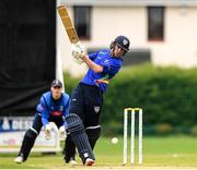 27 August 2020; Craig Young of North West Warriors plays a shot during the 2020 Test Triangle Inter-Provincial Series match between Leinster Lightning and North West Warriors at Pembroke Cricket Club in Dublin. Photo by Matt Browne/Sportsfile