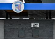 28 August 2020; A general view of closed Ticket Sales windows outside Athlone Town Stadium ahead of the Extra.ie FAI Cup Second Round match between Athlone Town and Wexford at Athlone Town Stadium in Athlone, Westmeath. Photo by Ben McShane/Sportsfile