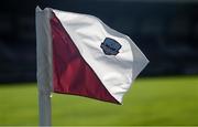 28 August 2020; A corner flag flies at Eamonn Deacy Park prior to the Extra.ie FAI Cup Second Round match between Galway United and Shelbourne at Eamonn Deacy Park in Galway. Photo by Stephen McCarthy/Sportsfile