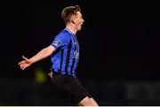 28 August 2020; Adam Lennon of Athlone Town celebrates after scoring his side's fifth goal during the Extra.ie FAI Cup Second Round match between Athlone Town and Wexford at Athlone Town Stadium in Athlone, Westmeath. Photo by Ben McShane/Sportsfile