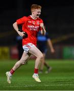 28 August 2020; James Garrity of Trillick celebrates victory after the penalty shoot-out during the Tyrone County Senior Football Championship Quarter-Final match between Trillick St Macartan's and Killyclogher St Mary's at Healy Park in Omagh, Tyrone. Photo by Piaras Ó Mídheach/Sportsfile