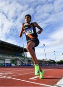 23 August 2020; Eferm Gidey of Clonliffe Harriers AC, Dublin, competing in the Men's 5000m during Day Two of the Irish Life Health National Senior and U23 Athletics Championships at Morton Stadium in Santry, Dublin. Photo by Sam Barnes/Sportsfile