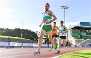 23 August 2020; Kevin Moriarty of Raheny Shamrock AC, Dublin, competing in the Men's 5000m during Day Two of the Irish Life Health National Senior and U23 Athletics Championships at Morton Stadium in Santry, Dublin. Photo by Sam Barnes/Sportsfile