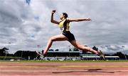29 August 2020; Grace Fitzgerald of Tipperary Town AC, competing in the Women's Triple Jump event during day three of the Irish Life Health National Senior and U23 Athletics Championships at Morton Stadium in Santry, Dublin. Photo by Sam Barnes/Sportsfile