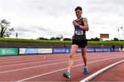 29 August 2020; David Kenny of Farranfore Maine Valley AC, Kerry, on his way to finishing second in the Men's 10000m Walk event during day three of the Irish Life Health National Senior and U23 Athletics Championships at Morton Stadium in Santry, Dublin. Photo by Sam Barnes/Sportsfile