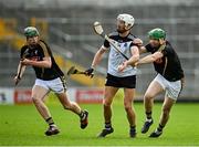 29 August 2020; Liam Fennelly of Mullinavat in action against Des Dunne, right, and Jake Cullen of Danesfort during the Kilkenny County Senior Hurling Championship Round 1 match between Danesfort and Mullinavat at UPMC Nowlan Park in Kilkenny. Photo by Seb Daly/Sportsfile