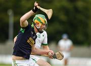 29 August 2020; Damien Kilmartin of Kilcormac-Killoughey in action against Kevin Connolly of Coolderry during the Offaly County Senior Hurling Championship Group 1 Round 3 match between Kilcormac-Killoughey and Coolderry at St Brendan's Park in Birr, Offaly. Photo by Matt Browne/Sportsfile