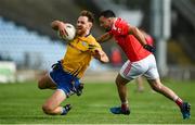 29 August 2020; Shane McHale of Knockmore is tackled by Gary Loftus of Ballintubber during the Mayo County Senior Football Championship Quarter-Final match between Ballintubber and Knockmore at Elverys MacHale Park in Castlebar, Mayo. Photo by David Fitzgerald/Sportsfile