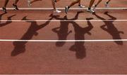 29 August 2020; A general view during the Men's 10,000m event during day three of the Irish Life Health National Senior and U23 Athletics Championships at Morton Stadium in Santry, Dublin. Photo by Sam Barnes/Sportsfile