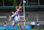 29 August 2020; Nathan Mullins of St Vincent's in action against Conor Casey of Kilmacud Crokes during the Dublin County Senior Football Championship Quarter-Final match between Kilmacud Crokes and St Vincent's at Parnell Park in Dublin. Photo by Piaras Ó Mídheach/Sportsfile