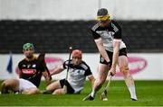 29 August 2020; John Walsh of Mullinavat shoots to score his side's fourth goal during the Kilkenny County Senior Hurling Championship Round 1 match between Danesfort and Mullinavat at UPMC Nowlan Park in Kilkenny. Photo by Seb Daly/Sportsfile