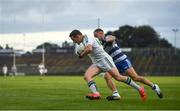29 August 2020; Andy Moran of Ballaghaderreen in action against Keith Mulchrone of Breaffy during the Mayo County Senior Football Championship Quarter-Final match between Ballaghaderreen and Breaffy at Elverys MacHale Park in Castlebar, Mayo. Photo by David Fitzgerald/Sportsfile