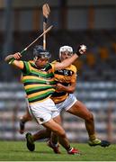 29 August 2020; Simon Kennefick of Glen Rovers in action against Shane Forde of Na Piarsaigh during the Cork County Senior Hurling Championship Group C Round 3 match between Glen Rovers and Na Piarsaigh at Pairc Ui Rinn in Cork. Photo by Eóin Noonan/Sportsfile