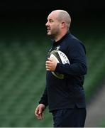 29 August 2020; Leinster kicking coach and lead performance analyst Emmet Farrell ahead of the Guinness PRO14 Round 15 match between Ulster and Leinster at the Aviva Stadium in Dublin. Photo by Ramsey Cardy/Sportsfile