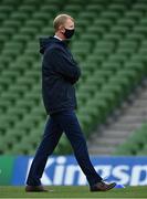 29 August 2020; Leinster head coach Leo Cullen ahead of the Guinness PRO14 Round 15 match between Ulster and Leinster at the Aviva Stadium in Dublin. Photo by Ramsey Cardy/Sportsfile