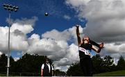 30 August 2020; Michaela Walsh of Swinford AC, Mayo, on her way to winning the Women's Shot Put event during day four of the Irish Life Health National Senior and U23 Athletics Championships at Morton Stadium in Santry, Dublin. Photo by Sam Barnes/Sportsfile