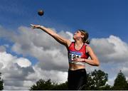 30 August 2020; Katherine O'Connor of Dundalk St. Gerards AC, Louth, competing in the Women's Shot Put event during day four of the Irish Life Health National Senior and U23 Athletics Championships at Morton Stadium in Santry, Dublin. Photo by Sam Barnes/Sportsfile