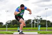 30 August 2020; John Dwyer of Templemore AC, Tipperary, competing in the Men's Shot Put event during day four of the Irish Life Health National Senior and U23 Athletics Championships at Morton Stadium in Santry, Dublin. Photo by Sam Barnes/Sportsfile