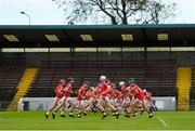 30 August 2020; Passage players warm-up prior to the Waterford County Senior Hurling Championship Final match between Passage and Ballygunner at Walsh Park in Waterford. Photo by Seb Daly/Sportsfile