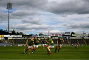 30 August 2020; Evan Sweeney of Loughmore - Castleiney in action against Joey O'Keeffe of Clonoulty Rossmore during the Tipperary County Senior Hurling Championships Quarter-Final match between Clonoulty/Rossmore and Loughmore-Castleiney at Semple Stadium in Thurles, Tipperary. Photo by Harry Murphy/Sportsfile