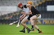 29 August 2020; Oisin Knox of Mullinavat in action against Diarmuid Phelan of Danesfort during the Kilkenny County Senior Hurling Championship Round 1 match between Danesfort and Mullinavat at UPMC Nowlan Park in Kilkenny. Photo by Seb Daly/Sportsfile