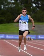 30 August 2020; Marcus Lawler of St Laurence O'Toole AC, Carlow, left, on his way to winning the Men's 200m event during day four of the Irish Life Health National Senior and U23 Athletics Championships at Morton Stadium in Santry, Dublin. Photo by Sam Barnes/Sportsfile