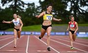 30 August 2020; Phil Healy of Bandon AC, Cork, crosses the line to win the Women's 200m  event during day four of the Irish Life Health National Senior and U23 Athletics Championships at Morton Stadium in Santry, Dublin. Photo by Sam Barnes/Sportsfile