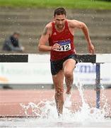 30 August 2020; Rory Chesser of Ennis Track AC, Clare, on his way to winning the Men's 3000m Steeplechase event during day four of the Irish Life Health National Senior and U23 Athletics Championships at Morton Stadium in Santry, Dublin. Photo by Sam Barnes/Sportsfile
