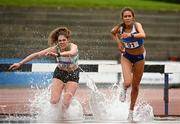 30 August 2020; Aoibhinn Mc Goldrick of Raheny Shamrock AC, Dublin, left, and Emily Grennan of Tullamore Harriers AC, Offaly, competing in the Women's 3000m Steeplechase event during day four of the Irish Life Health National Senior and U23 Athletics Championships at Morton Stadium in Santry, Dublin. Photo by Sam Barnes/Sportsfile