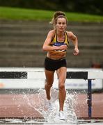 30 August 2020; Michelle Finn of Leevale AC, Cork, on her way to winning the Women's 3000m Steeplechase event during day four of the Irish Life Health National Senior and U23 Athletics Championships at Morton Stadium in Santry, Dublin. Photo by Sam Barnes/Sportsfile
