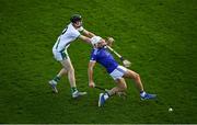 30 August 2020; Conor Fogarty of Erin's Own in action against Bill Gaffney of Tullaroan during the Kilkenny County Senior Hurling Championship Round 1 match between Tullaroan and Erin's Own at UPMC Nowlan Park in Kilkenny. Photo by David Fitzgerald/Sportsfile