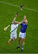 30 August 2020; Martin Keoghan of Tullaroan in action against Ciarán Wallace of Erin's Own during the Kilkenny County Senior Hurling Championship Round 1 match between Tullaroan and Erin's Own at UPMC Nowlan Park in Kilkenny. Photo by David Fitzgerald/Sportsfile