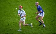 30 August 2020; Tommy Walsh of Tullaroan in action against Ciarán Wallace of Erin's Own during the Kilkenny County Senior Hurling Championship Round 1 match between Tullaroan and Erin's Own at UPMC Nowlan Park in Kilkenny. Photo by David Fitzgerald/Sportsfile