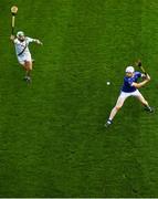 30 August 2020; Eoin Brennan of Erin's Own in action against Padraig Walsh of Tullaroan during the Kilkenny County Senior Hurling Championship Round 1 match between Tullaroan and Erin's Own at UPMC Nowlan Park in Kilkenny. Photo by David Fitzgerald/Sportsfile