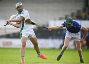 30 August 2020; Shane Walsh of Tullaroan in action against James Mullins of Erin's Own during the Kilkenny County Senior Hurling Championship Round 1 match between Tullaroan and Erin's Own at UPMC Nowlan Park in Kilkenny. Photo by David Fitzgerald/Sportsfile